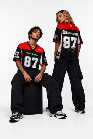 Bearman #87 Racing Mesh Football Jersey