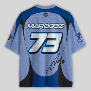 'MT' Alex 73 BK8 Gre Racing Mesh Football Jersey
