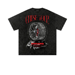 Chase Your Dreams Graphic Mineral Washed