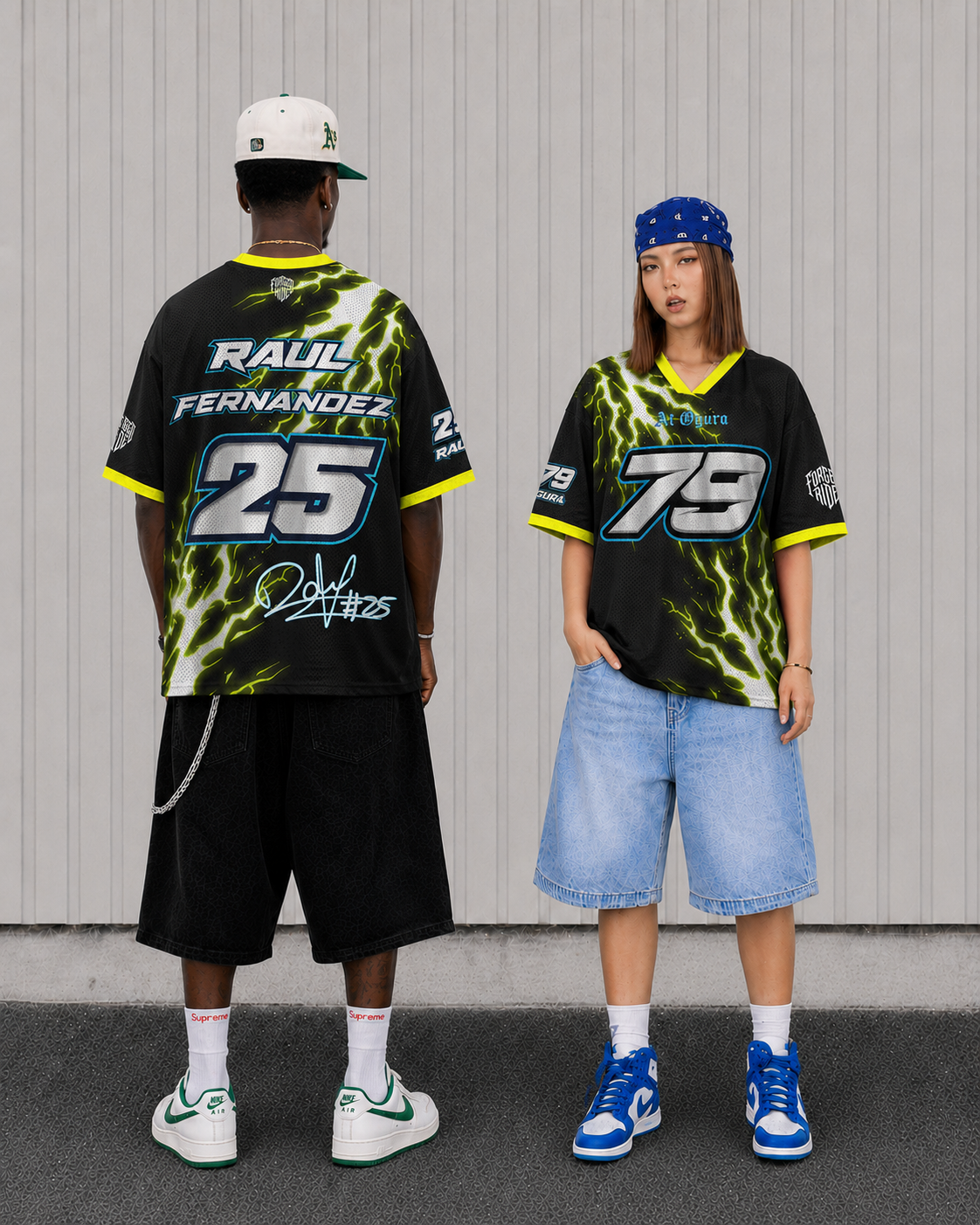 'MT' Fernandez 25 House Racing Mesh Football Jersey