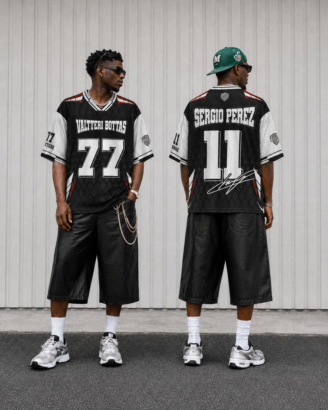 Perez #11 Racing Mesh Football Jersey