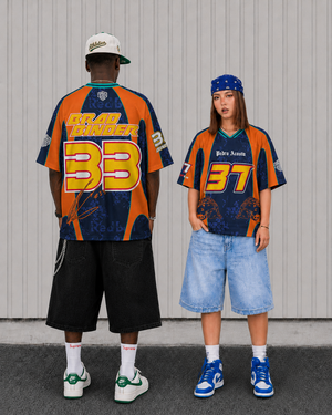 'MT' Acosta #37 Red KTM Racing Mesh Football Jersey