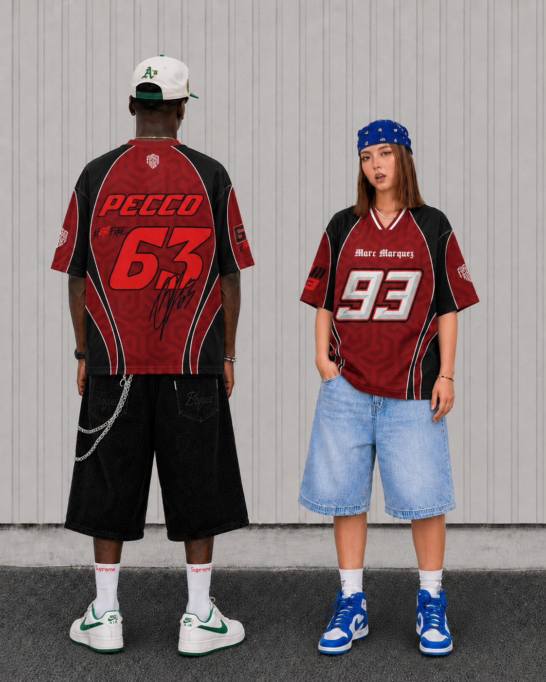 'MT' Pecco 63 Ducati Racing Mesh Football Jersey