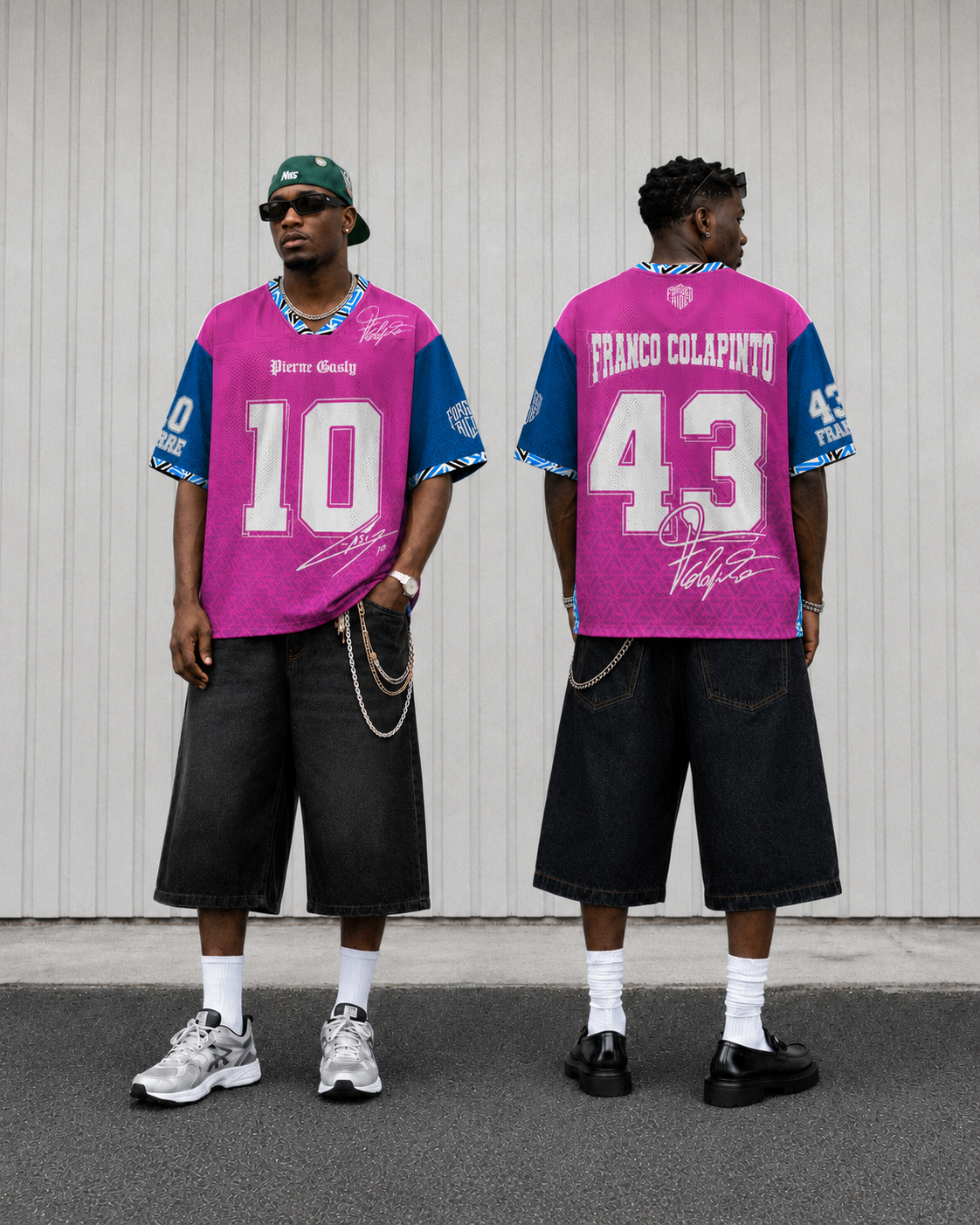 Colapinto #43 Racing Mesh Football Jersey