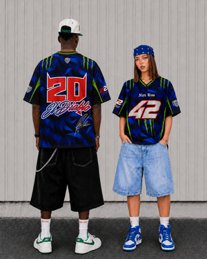 'MT' El Diablo 20 Monster Racing Mesh Football Jersey