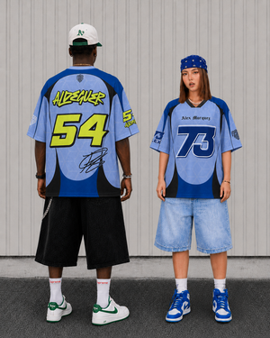 'MT' Alex 73 BK8 Gre Racing Mesh Football Jersey