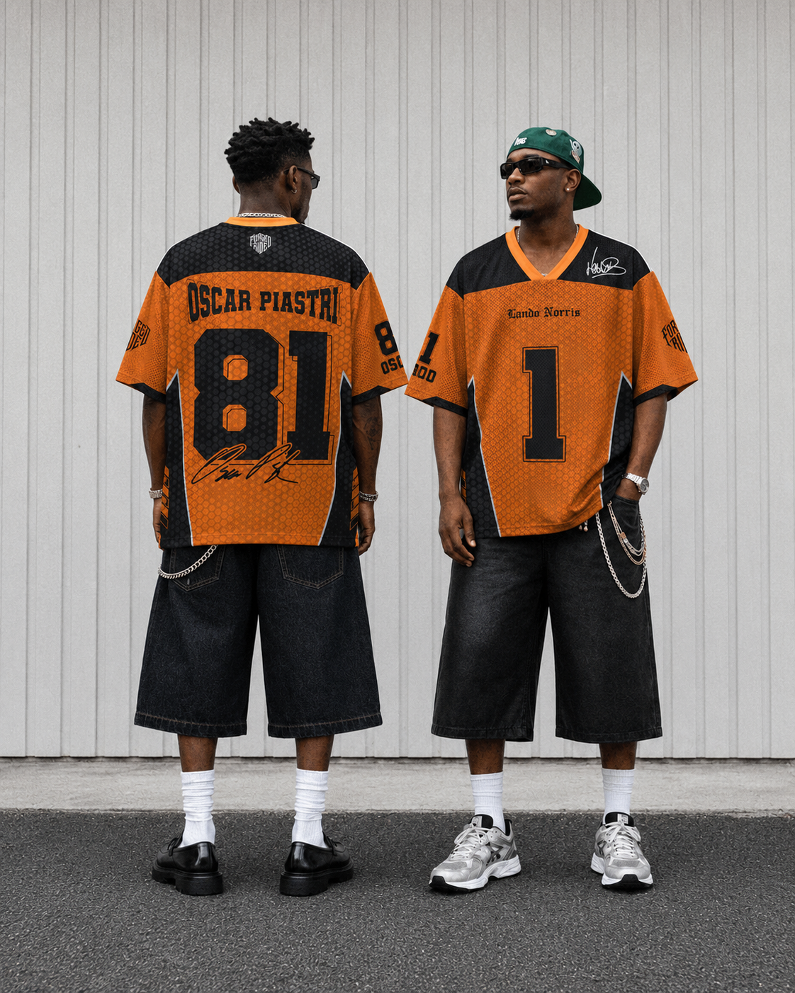 Piastri #81 Racing Mesh Football Jersey