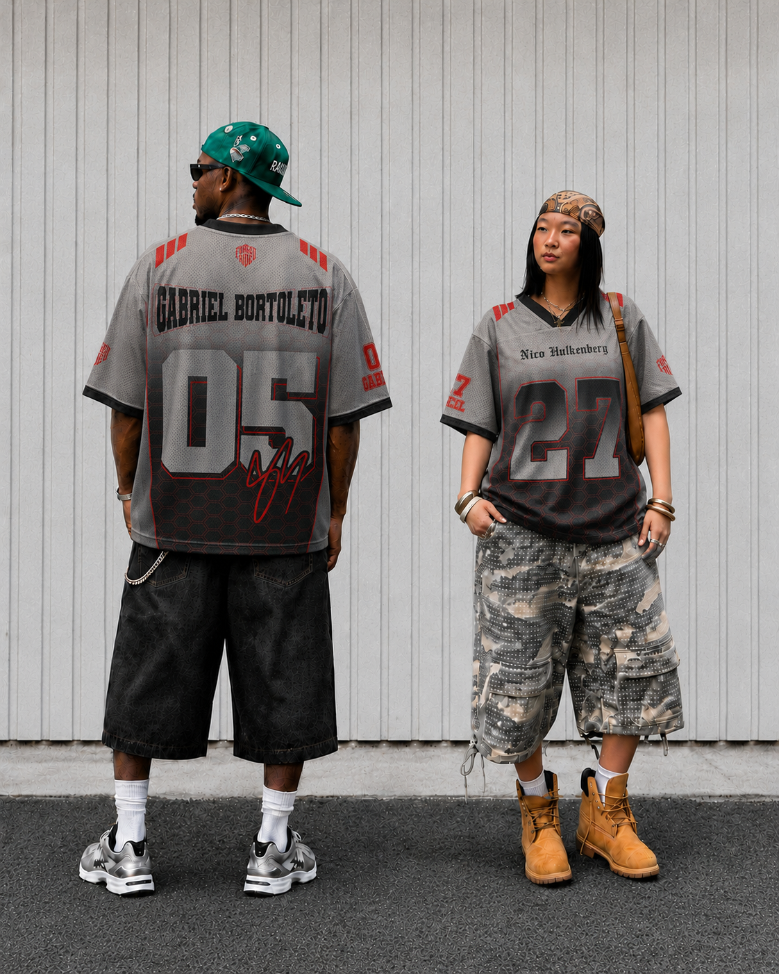 Bortoleto #05 Racing Mesh Football Jersey