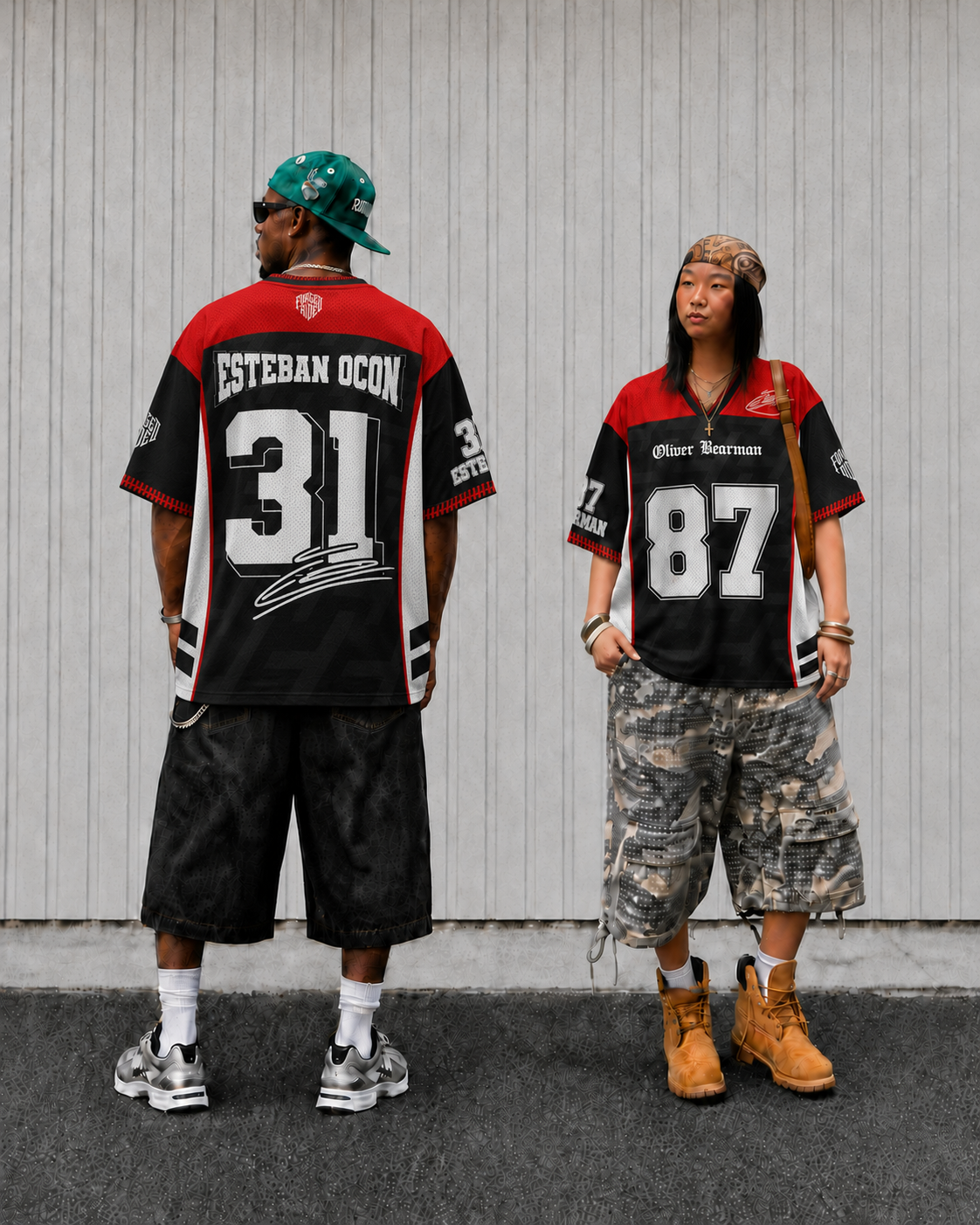 Ocon #31 Racing Mesh Football Jersey