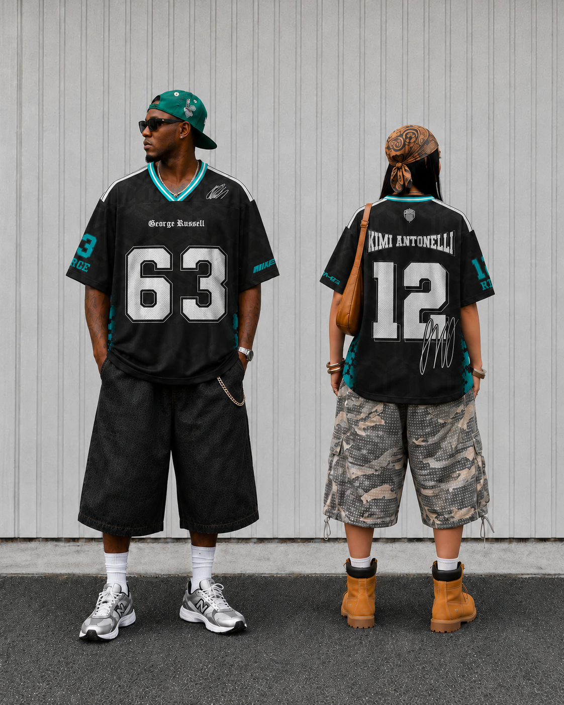 Antonelli #12 Racing Mesh Football Jersey