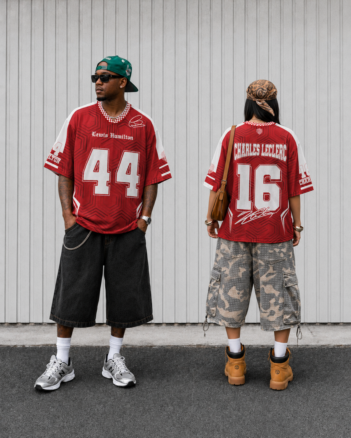 Leclerc #16 Racing Mesh Football Jersey