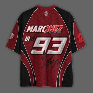 'MT' Marc 93 Ducati Racing Mesh Football Jersey
