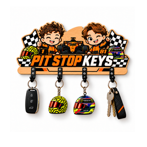 Pit Stop Key Holder Garage Entryway Decor - Christmas Gift