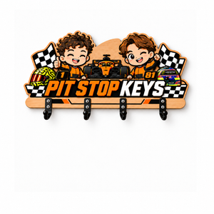 Pit Stop Key Holder Garage Entryway Decor - Christmas Gift