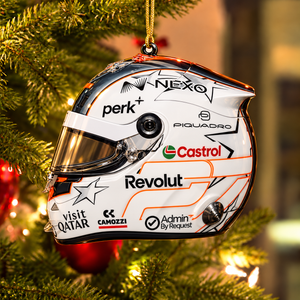 Nico #27 Helmet Ornament - Racing Christmas Tree Decoration