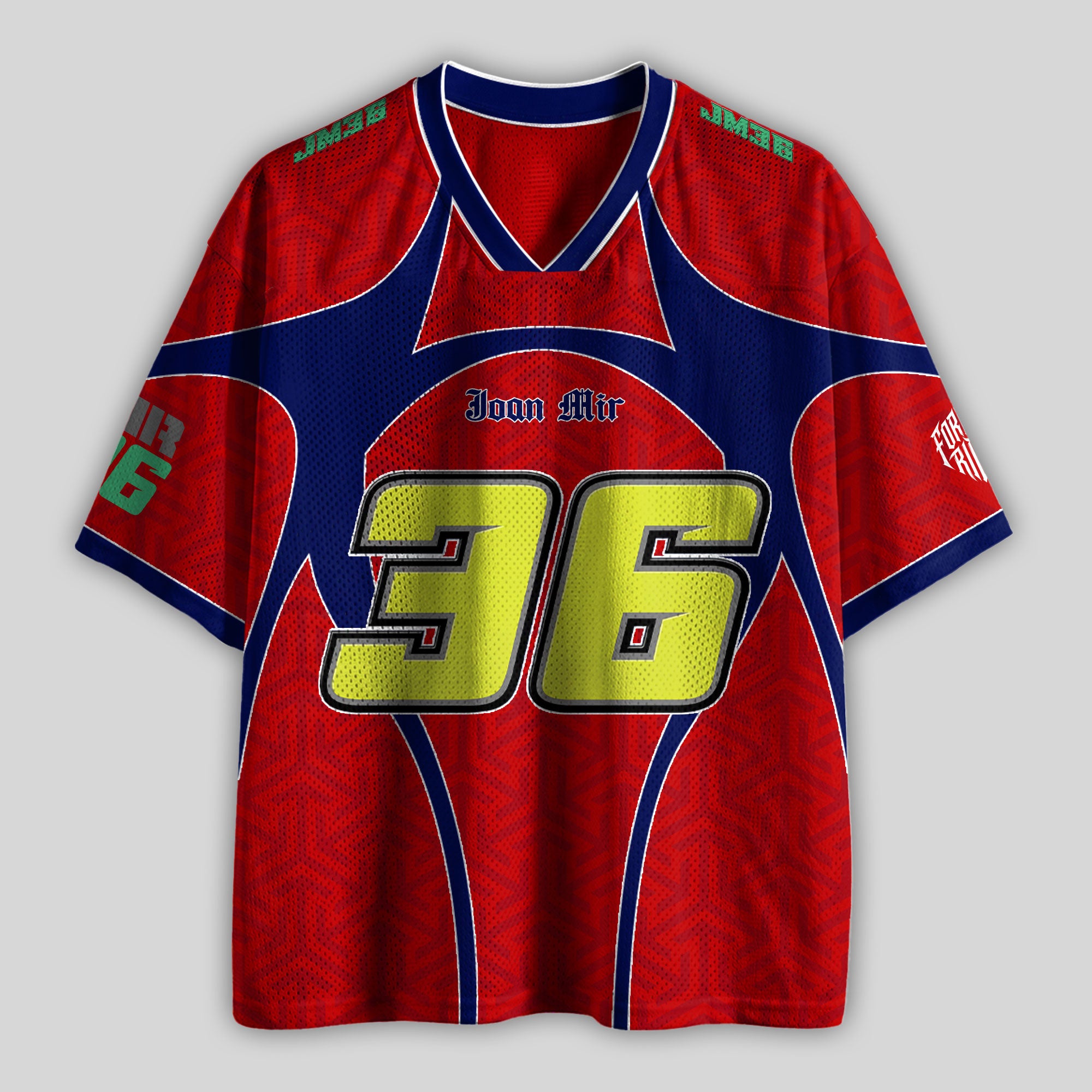'MT' Mir #36 HRC Racing Mesh Football Jersey