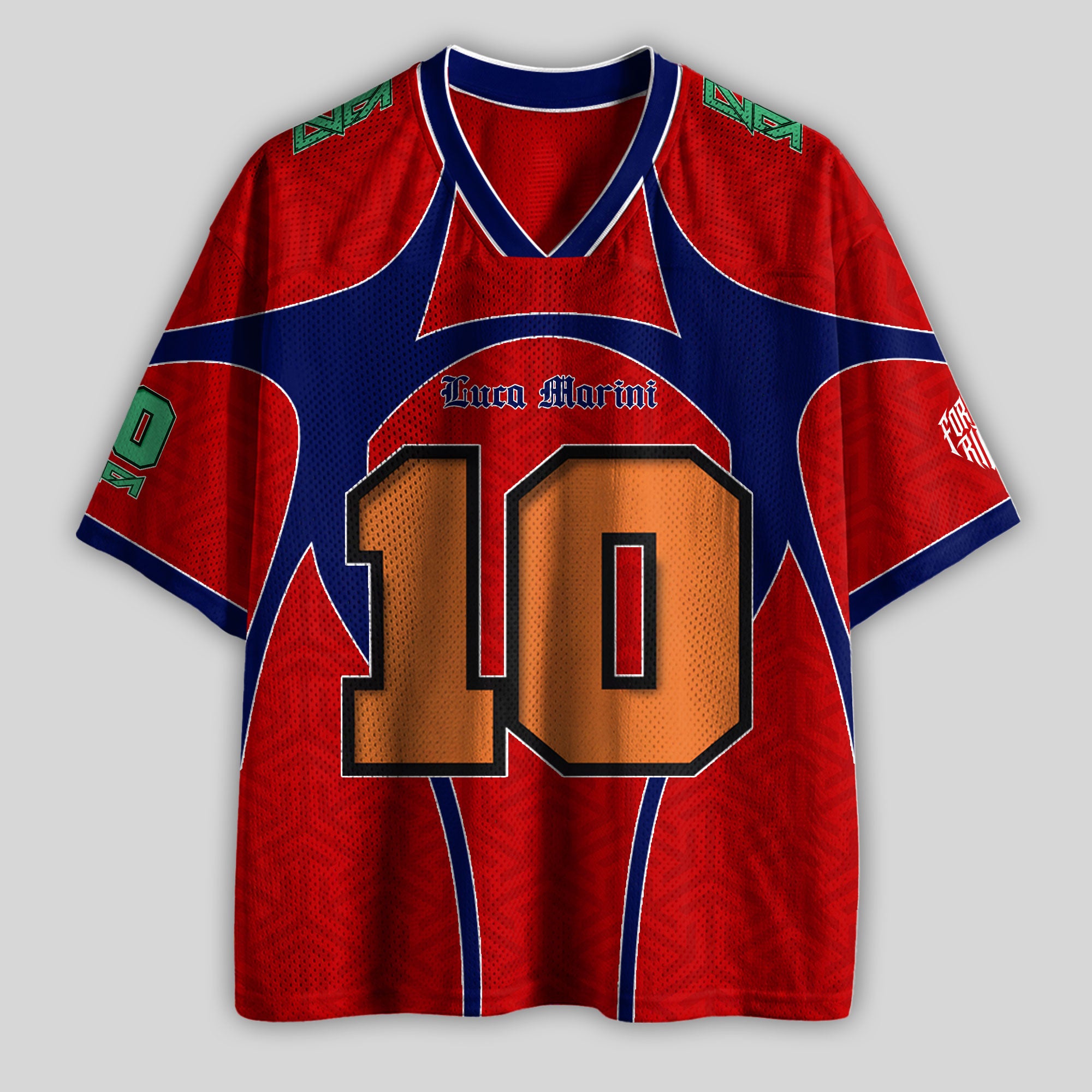 'MT' Luca #10 HRC Racing Mesh Football Jersey