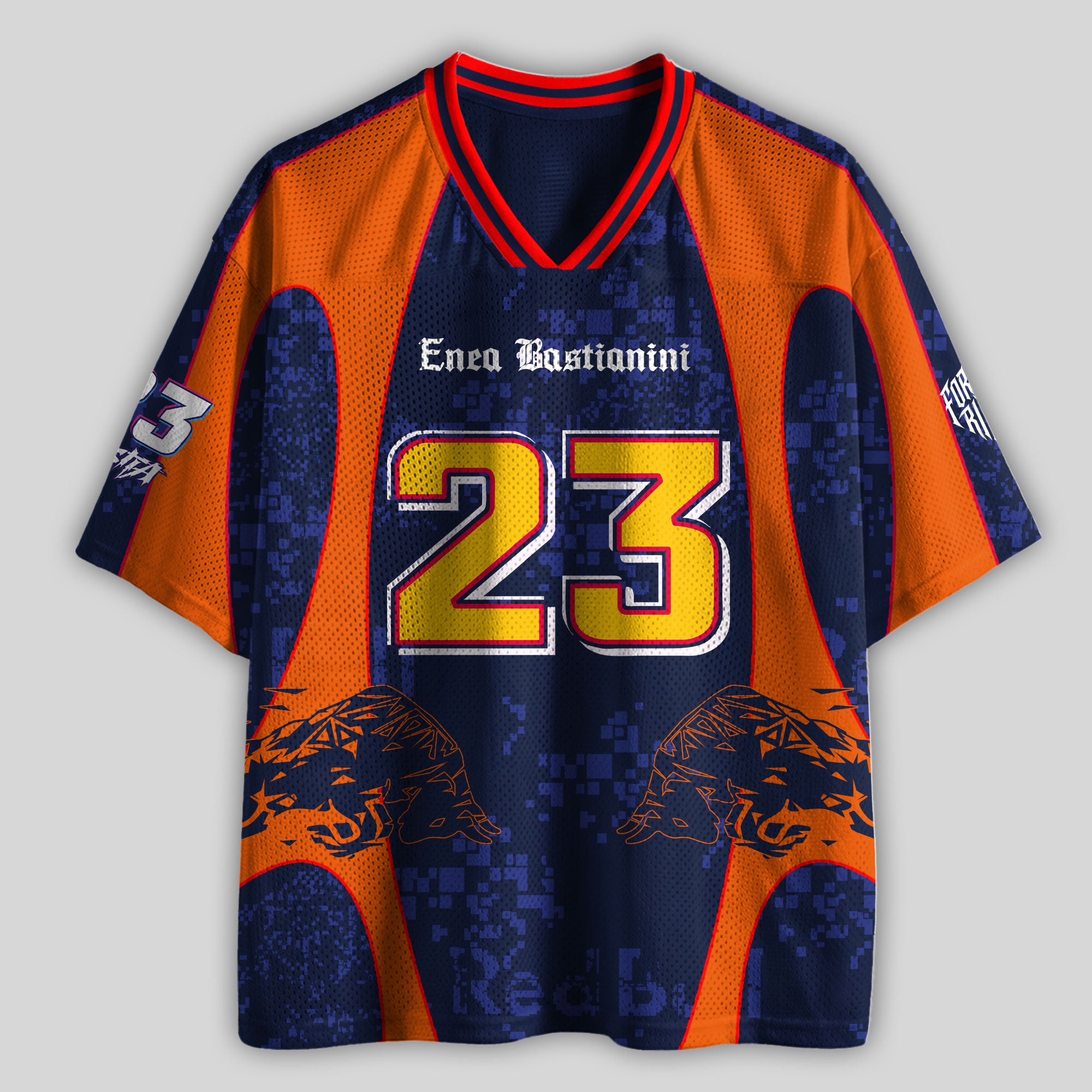 'MT' Bestia #23 Red Tech3 Racing Mesh Football Jersey