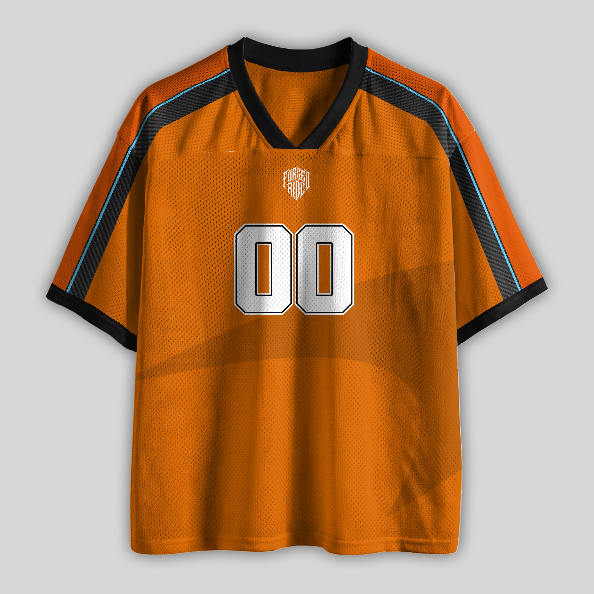 Custom Never Stop Racing Name & Number Racing Mesh Football Jersey