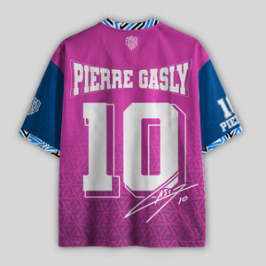 Gasly #10 Racing Mesh Football Jersey