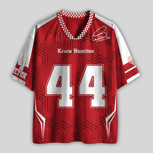 Hamylton #44 Racing Mesh Football Jersey