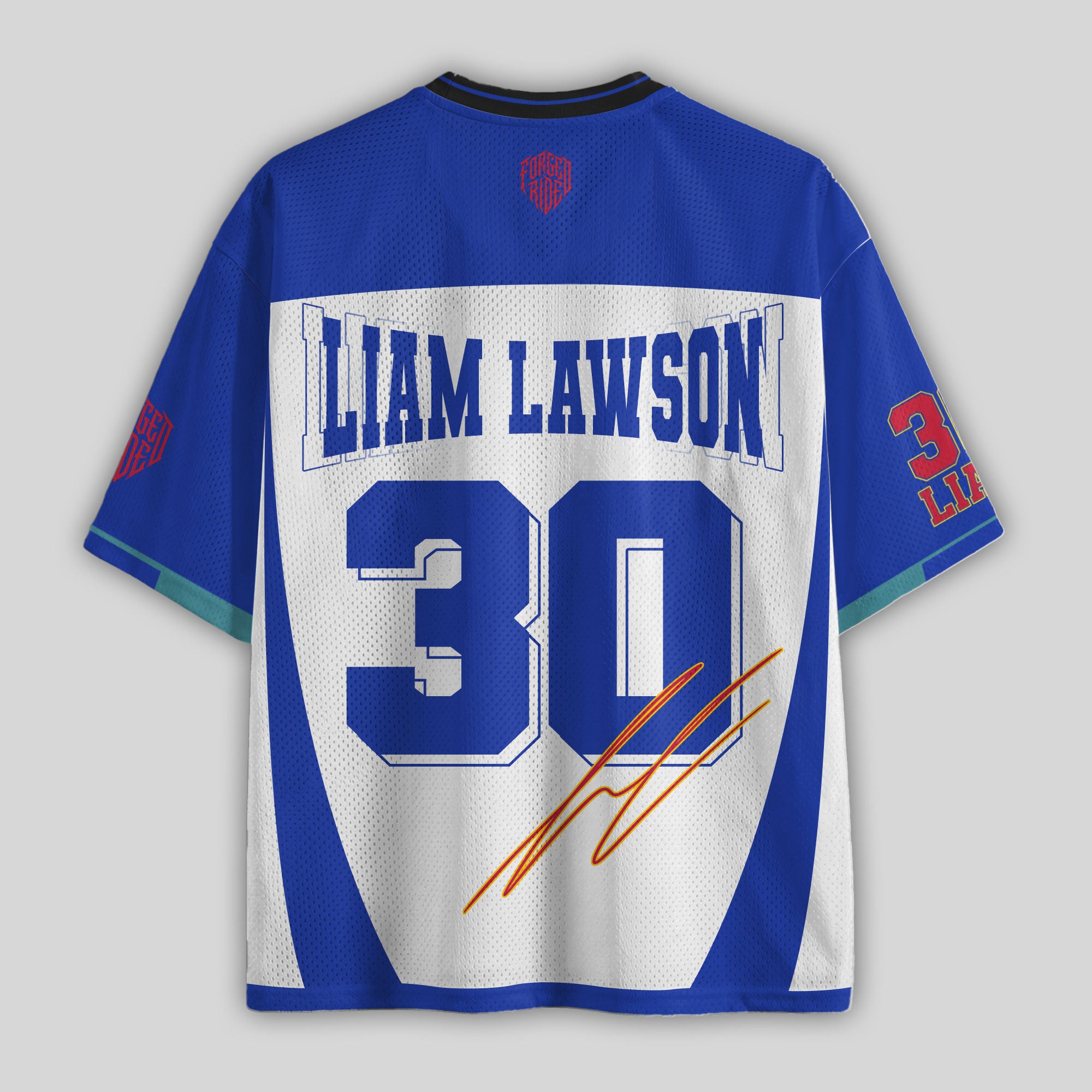 Lawson #30 Racing Mesh Football Jersey
