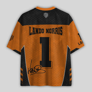 Norris #01 Racing Mesh Football Jersey