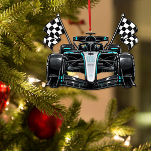 KA12 Kimi Racing Suncatcher Ornament - Motorsport Fan Decor