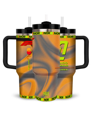 Lando #1 Signature Tumbler - Racing Edition 30oz Travel Mug