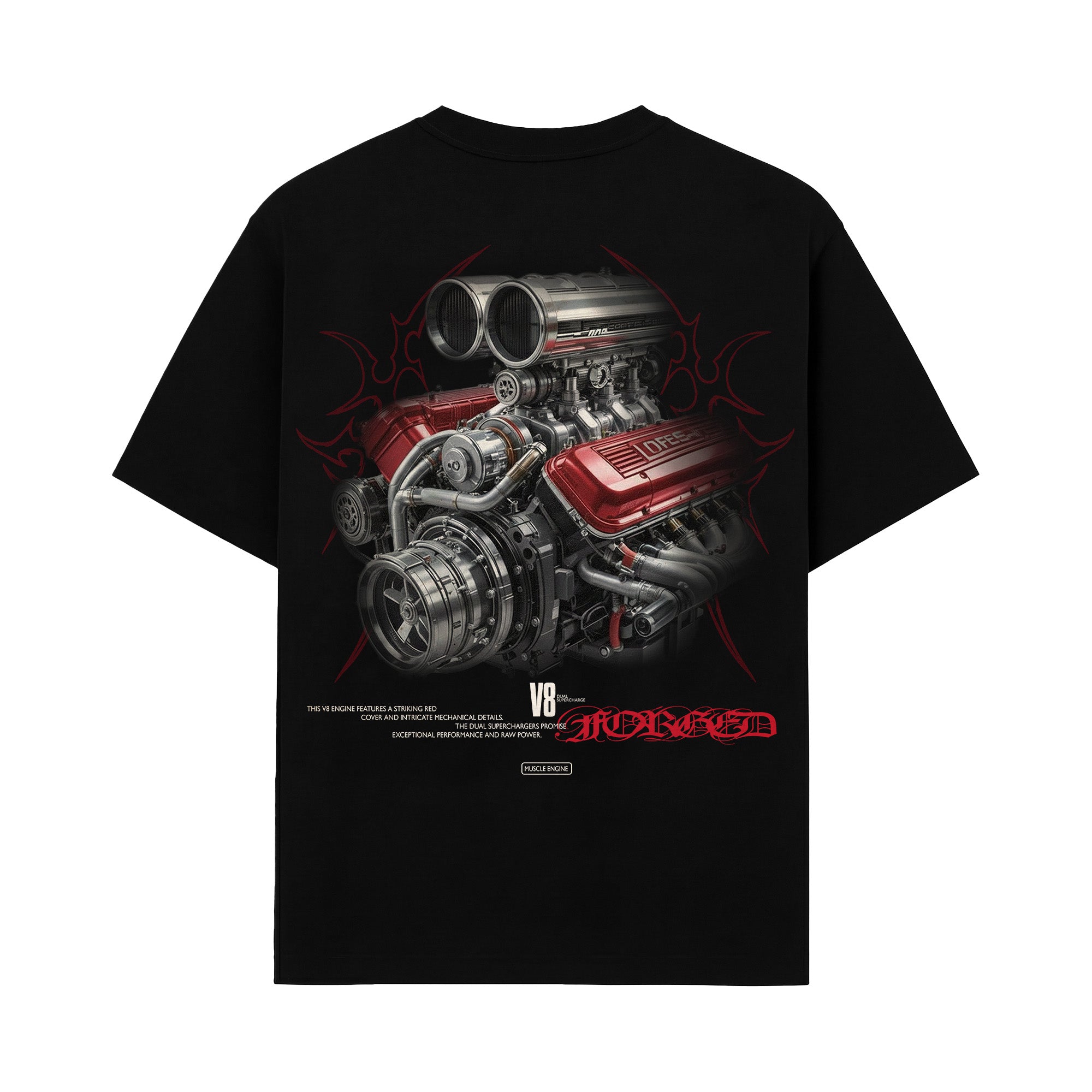 V8 Engine Turbo T-Shirt