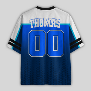 Custom Clean Racing Mesh Football Jersey