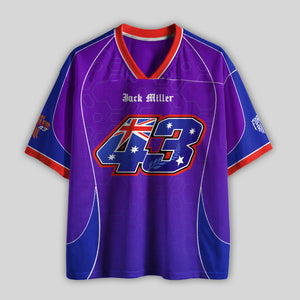 'MT' Miller 43 Prima Racing Mesh Football Jersey