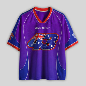 'MT' Miller 43 Prima Racing Mesh Football Jersey