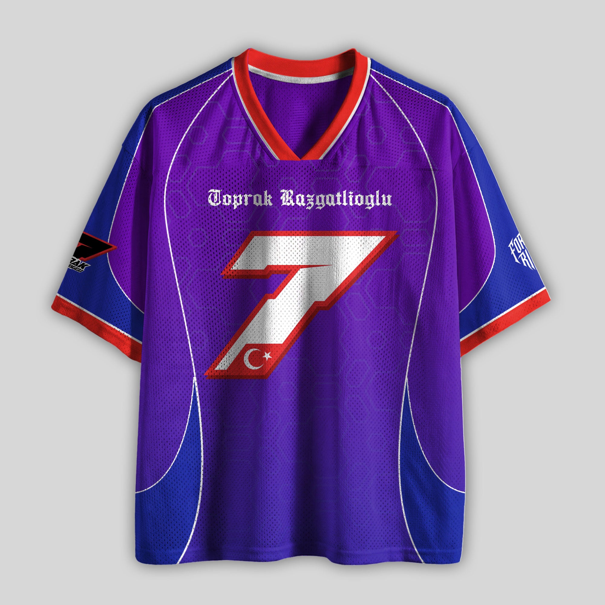 'MT' El Turco 7 Prima Racing Mesh Football Jersey