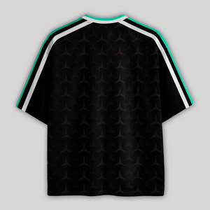Custom Silver Arrows Racing Name & Number Racing Mesh Football Jersey