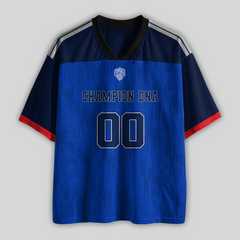 Custom RB Racing Champion DNA #00 Mesh Football Jersey