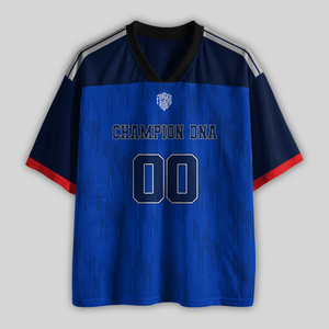 Custom RB Racing Champion DNA #00 Mesh Football Jersey