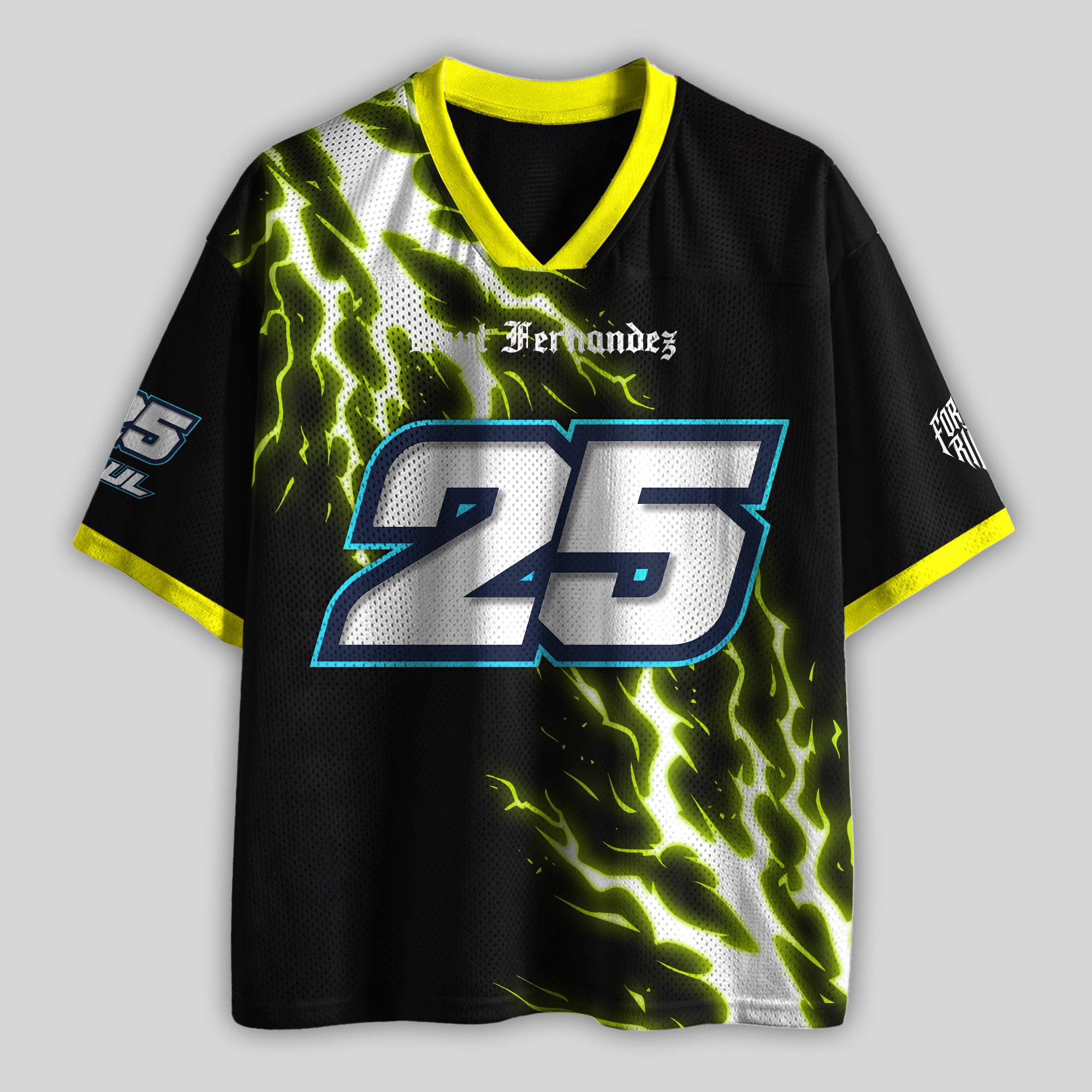 'MT' Fernandez 25 House Racing Mesh Football Jersey