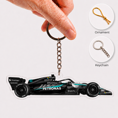 ME F1 Racing Car Keychain – Acrylic Ornament