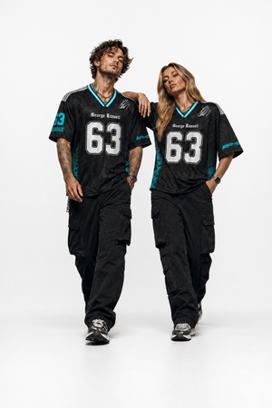 Russell #63 Racing Mesh Football Jersey