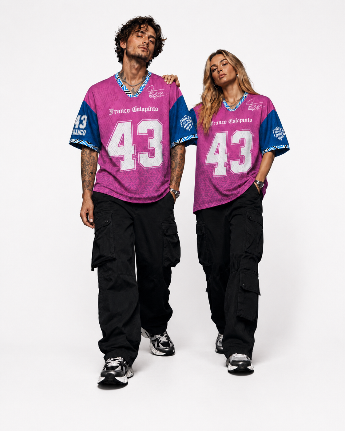 Colapinto #43 Racing Mesh Football Jersey