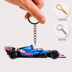 AL F1 Racing Car Keychain – Acrylic Ornament