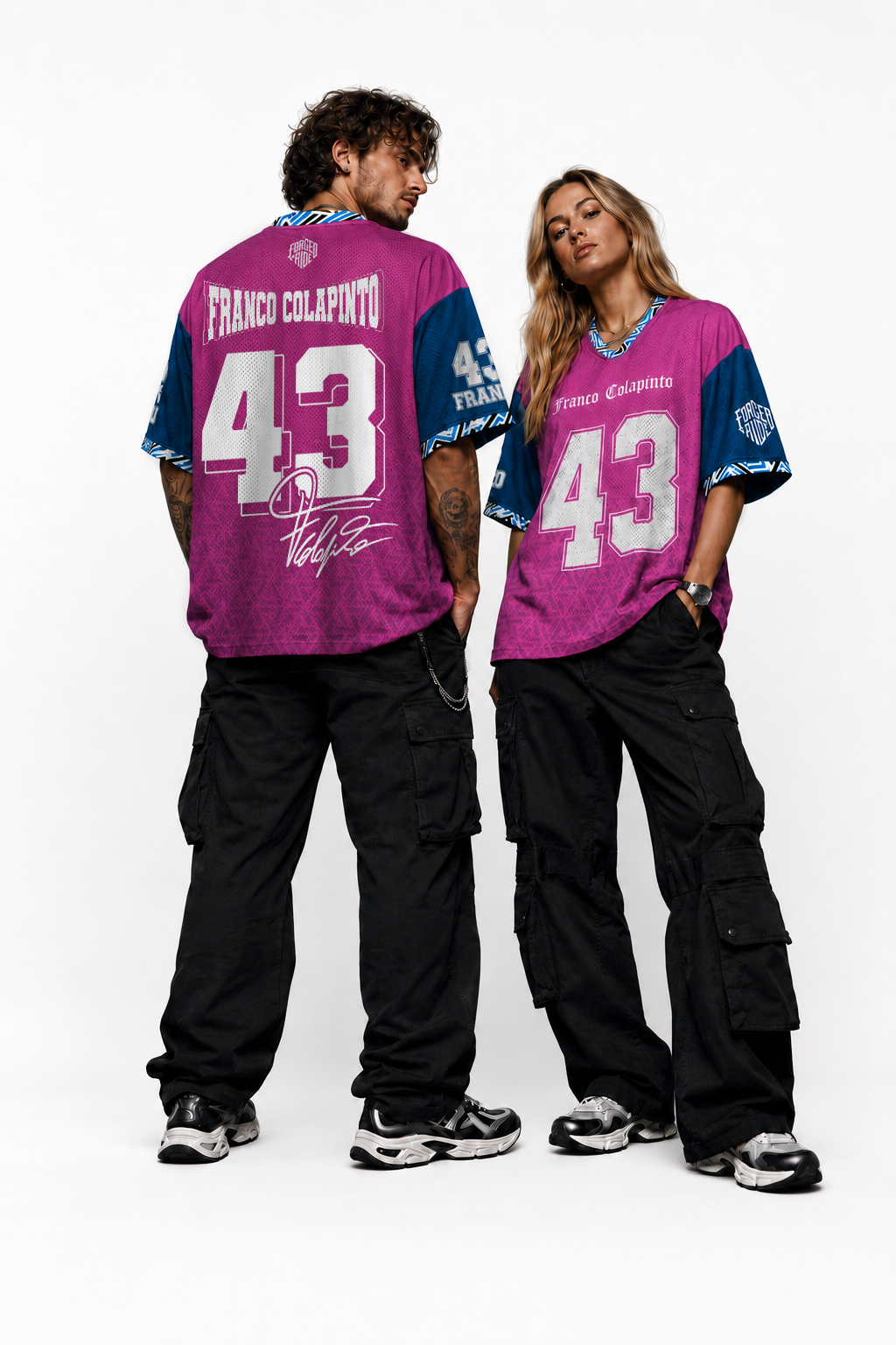 Colapinto #43 Racing Mesh Football Jersey