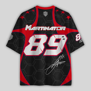 'MT' Martin 89 Racing Mesh Football Jersey