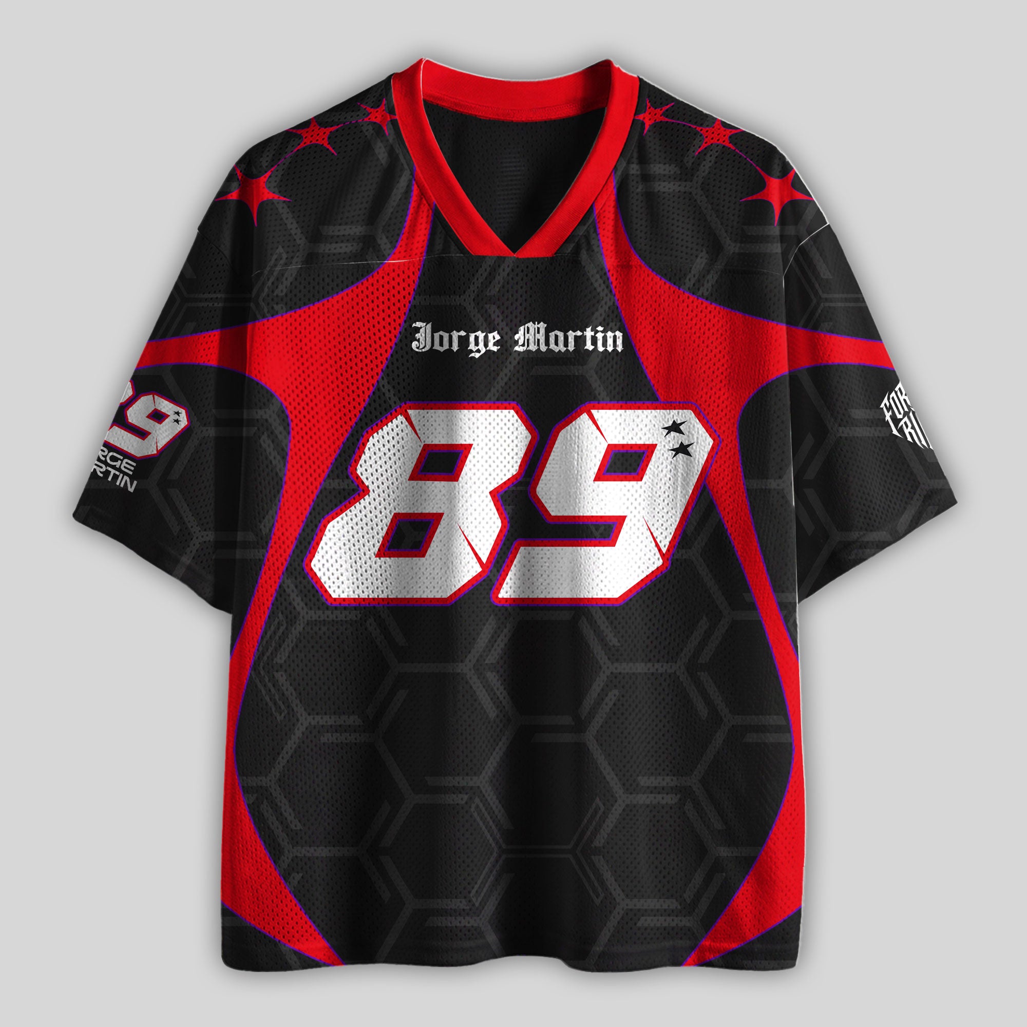 'MT' Martin 89 Racing Mesh Football Jersey