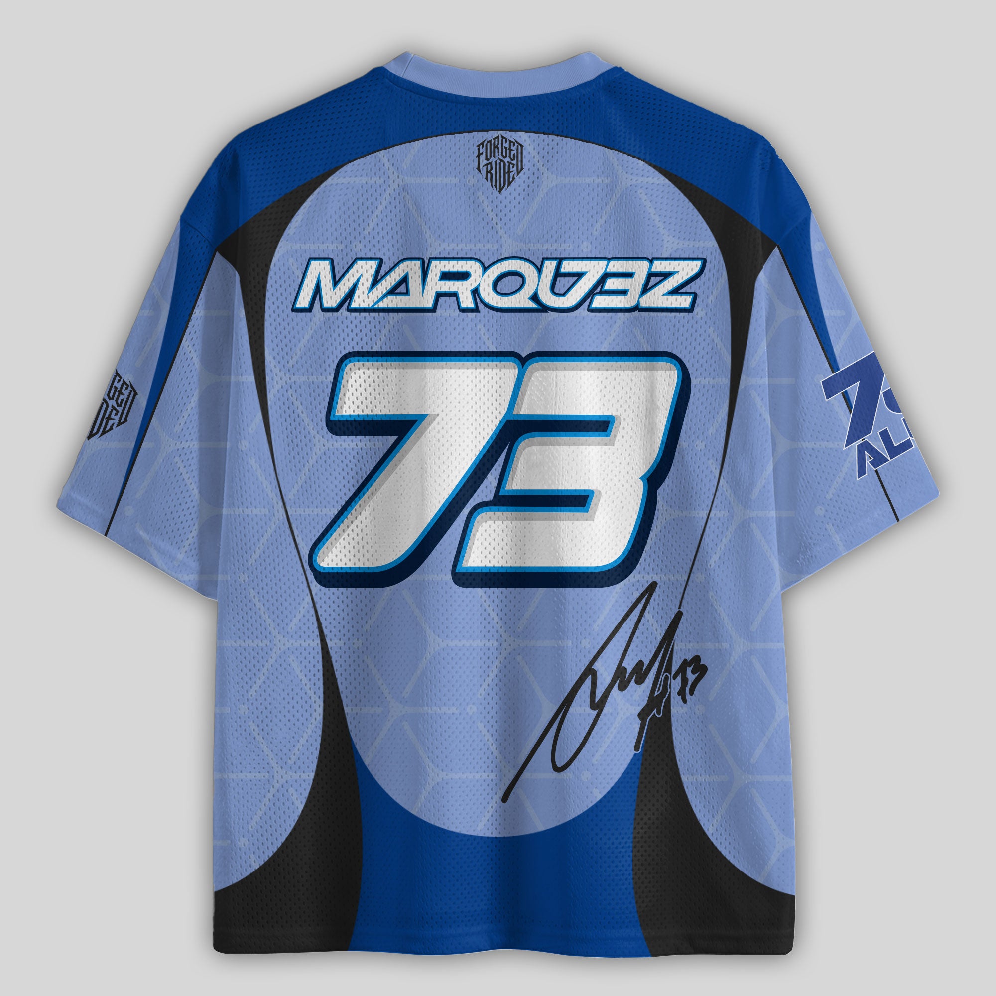 'MT' Alex 73 BK8 Gre Racing Mesh Football Jersey