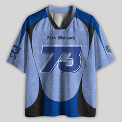 'MT' Alex 73 BK8 Gre Racing Mesh Football Jersey