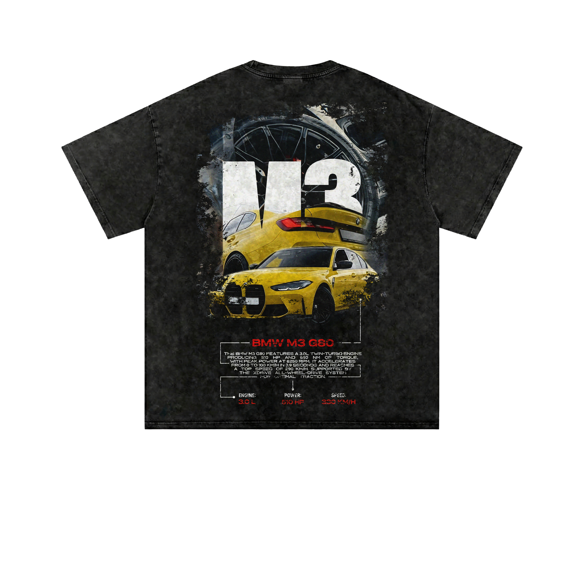 M3 Graphic Mineral Washed