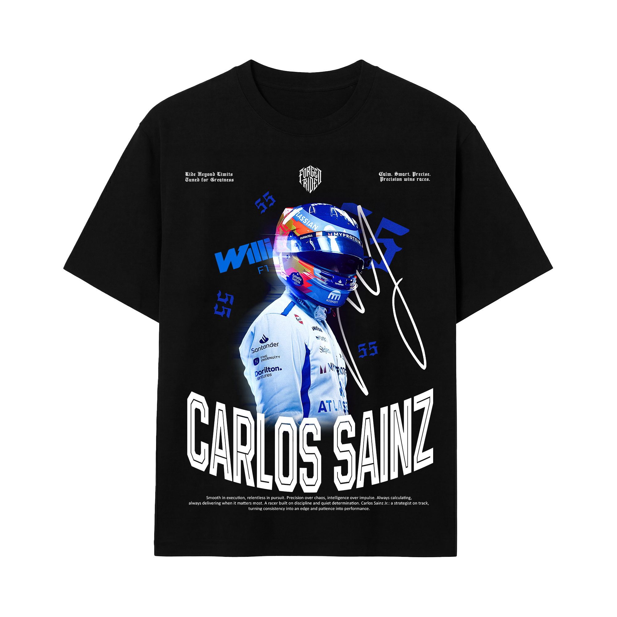 Carlos #55 "Smooth Operator" Willy F1 T-Shirt