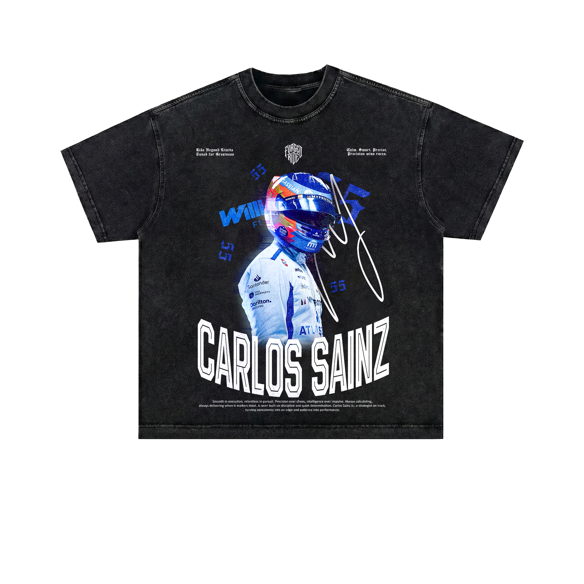 Carlos #55 "Smooth Operator" Willy F1 Mineral Washed